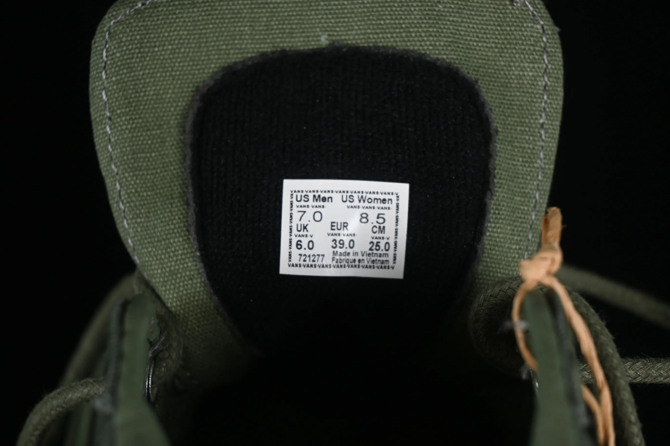 All Categories Vans Vans Series Vans Mid Vans China Vans TDC Sk8-Mid Reissue 83 Mg 2024 Spring and Summer Limited Edition Low-top Casual Sneakers VN000E7JAMB